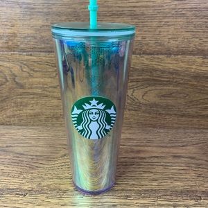 Starbucks Tumbler Mermaid 24oz Iridescent Siren Scales Venti Cup